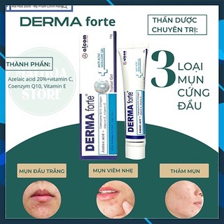 Derma Forte Giảm Thâm Mụn, Dưỡng trắng mịn da bản thường và advanced 15g