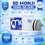 Khẩu Trang 5D MONJI - Thùng 100 Chiếc Khẩu Trang 3 Lớp Kháng Khuẩn