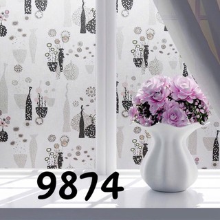 Phim decal dán mờ kính 3D T063 Khổ 90x100cm giảm nắng cửa sổ, cửa ra vào chống chói giảm nhiệt