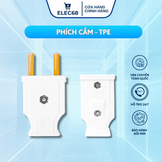 Phích Cắm Tròn, Phích Cắm Cái TPE - Chính Hãng - PCT/PCC - thietbidienelec68