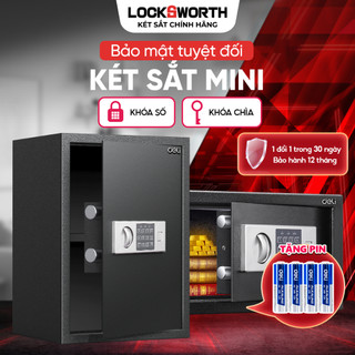 Két Sắt Điện Tử Khóa Mật Mã DELI Két Sắt Mini Chống Trộm Khóa Số Điện Tử, Hợp Kim Thép