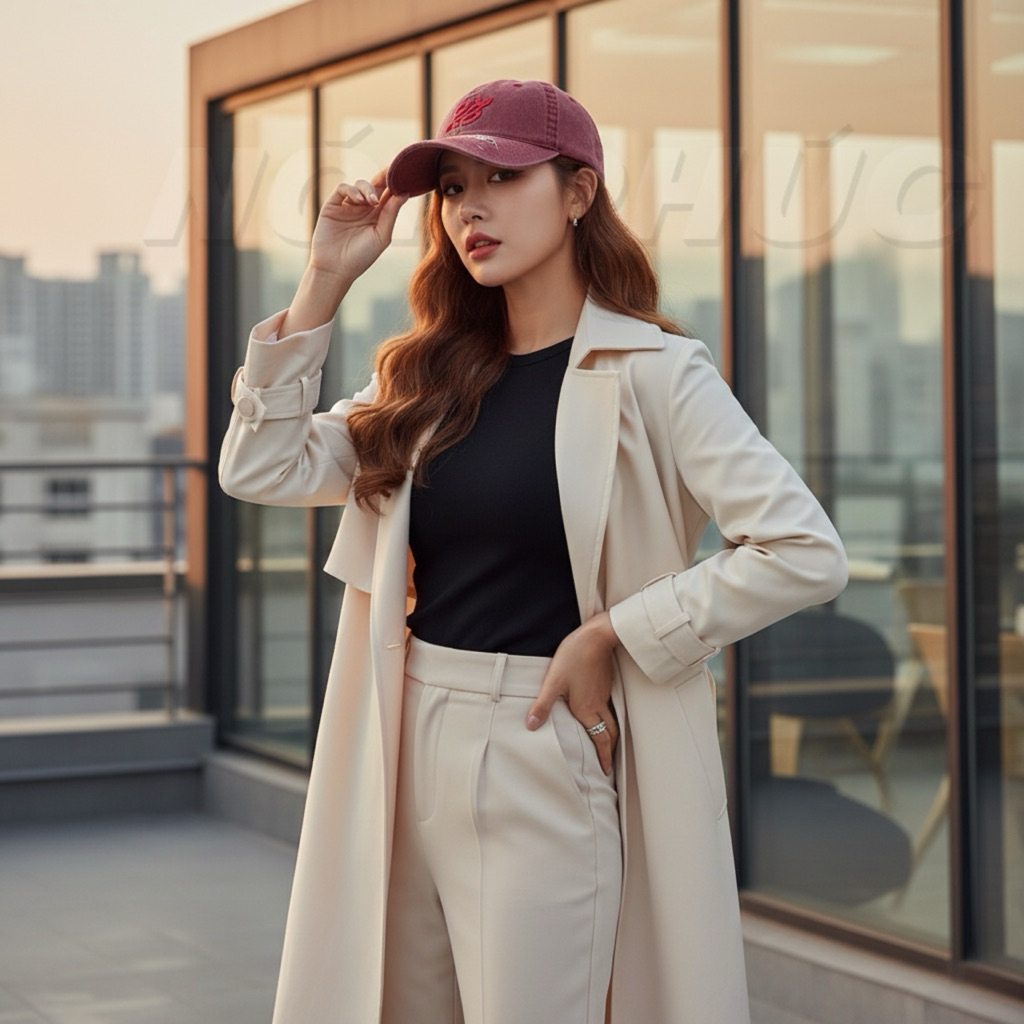 MŨ KẾT WASH BỤI OK-KO KIỂU DÁNG BASIC DỄ PHỐI ĐỒ