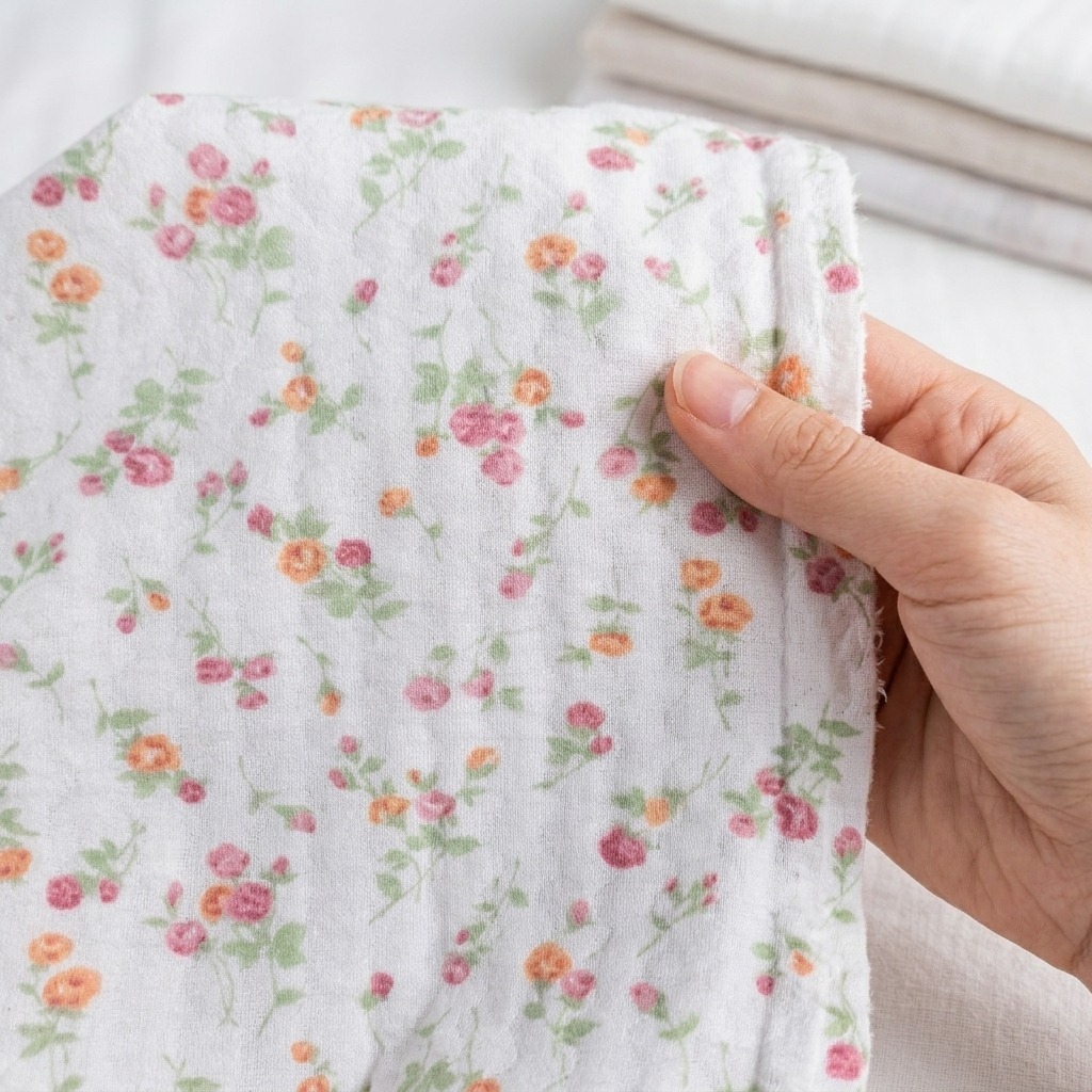 VẢI COTTON TRẦN BÔNG MỎNG - MAY CHĂN GA GỐI, ÁO KHOÁC, BỘ ĐỒ...