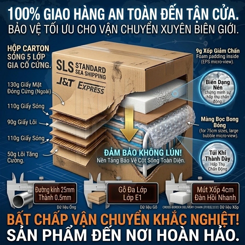 Tổng Kho - Giường Gấp IRONPO Khung Thép Cao Cấp Chắc Chắn Giường Gấp Gọn Nhẹ Bền Bỉ