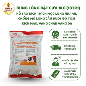 Bio Bung Lông Bật Cựa 1Kg (10tr1) Hỗ Trợ Kích Thích Mọc Lông Nhanh, Chống Mổ Lông, Cắn đuôi, Đỏ Tích Kích Mào