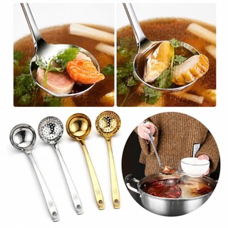 Muôi muỗng L1 dùng  múc canh ăn súp ăn lẩu hàng ngày  inox 304 loại xịn - vá múc canh