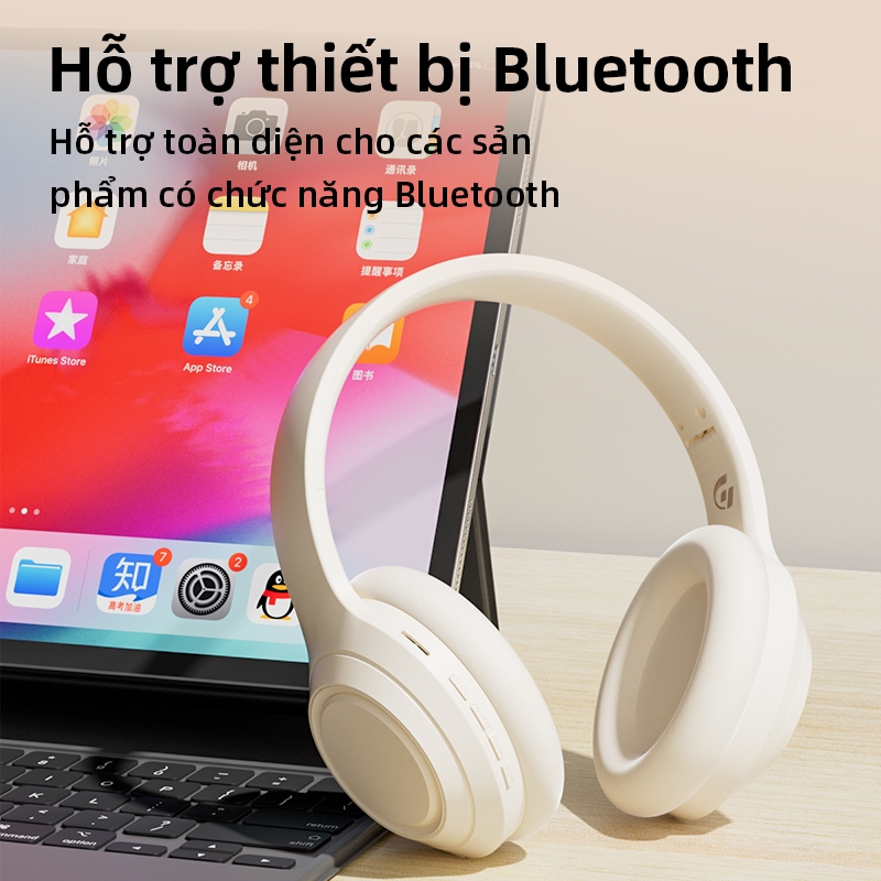 Tai Nghe Chụp Tai M10 Nghe Nhạc Đàm Thoại Chơi Game Pin Trâu Thiết Kế Thời Trang Thể Thao ,tai nghe ko dây | BigBuy360 - bigbuy360.vn