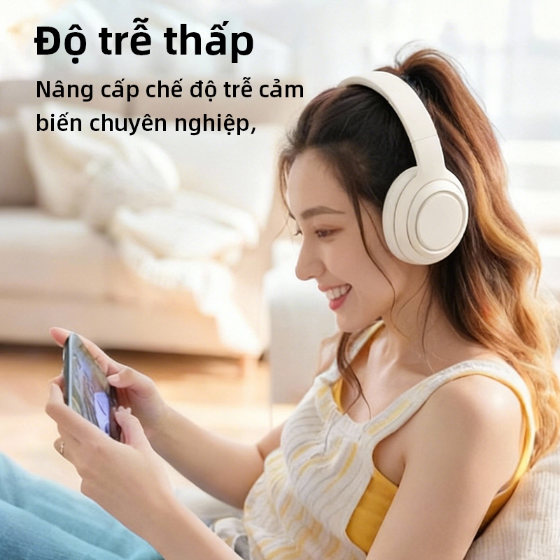 Tai Nghe Chụp Tai M10 Nghe Nhạc Đàm Thoại Chơi Game Pin Trâu Thiết Kế Thời Trang Thể Thao ,tai nghe ko dây | BigBuy360 - bigbuy360.vn