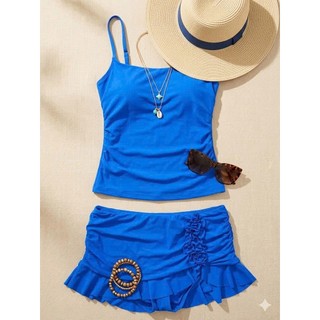 Bikini 2 mảnh, bộ đồ bơi nữ áo tankini kín đáo, che bụng, có gọng sẵn đệm ngực hàng xuất dư xịn