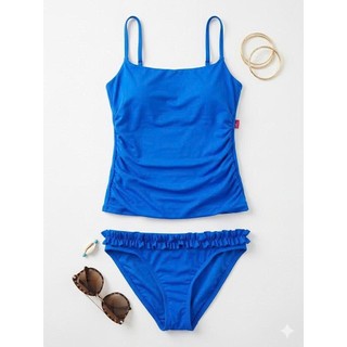 Bikini 2 mảnh, bộ đồ bơi nữ áo tankini kín đáo, che bụng, có gọng sẵn đệm ngực hàng xuất dư xịn