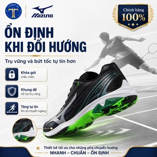 Giày Cầu Lông Mizuno Wave Claw 4 – Siêu Nhẹ, Bám Sân Đỉnh Cao