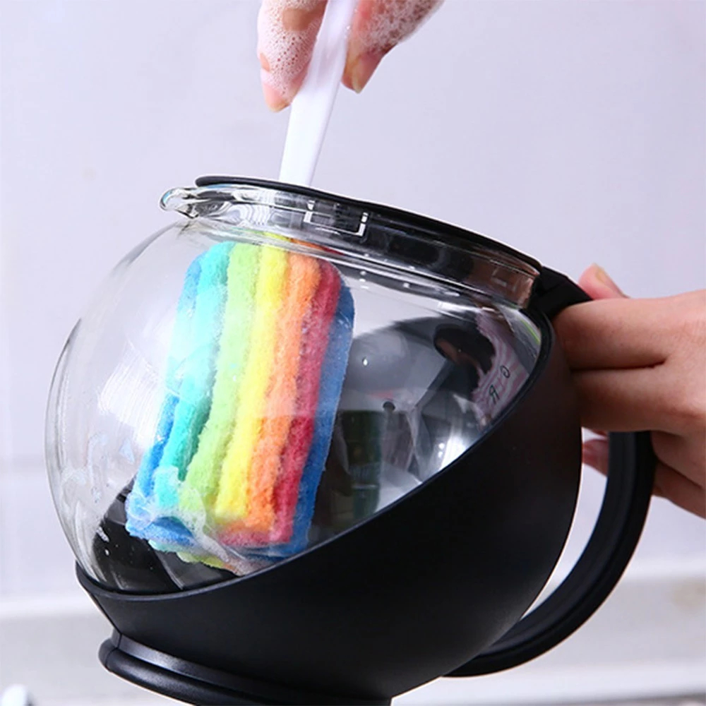 Cây cọ rửa cốc, ly, chén đa năng nhiều màu, dụng cụ cọ rửa tiện lợi dùng cho pha chế, nhà bếp