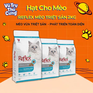 Hạt Reflex dành cho Mèo triệt sản 2Kg, Nhập Châu Âu