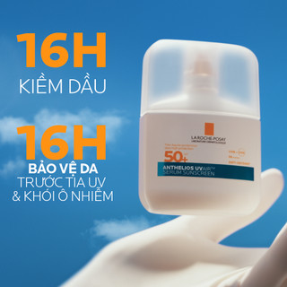 Serum Chống Nắng La Roche-Posay Anthelios UVAIR SPF50+ Mỏng Nhẹ Kiềm Dầu 16H, Cấp Ẩm 24H 50ml