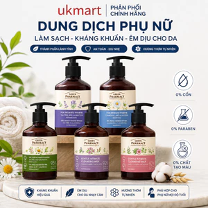 Dung Dịch Vệ Sinh Phụ Nữ Làm Dịu Da, Giúp chống Khuẩn, Cân Bằng Độ pH Zelenaya Apteka 150ml - 370ml