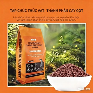 Hạt đuổi rắn hiệu quả 90 ngày - Không thấm nước, xua đuổi mọi loại rắn - Phù hợp cắm trại, công trình, chuồng trại
