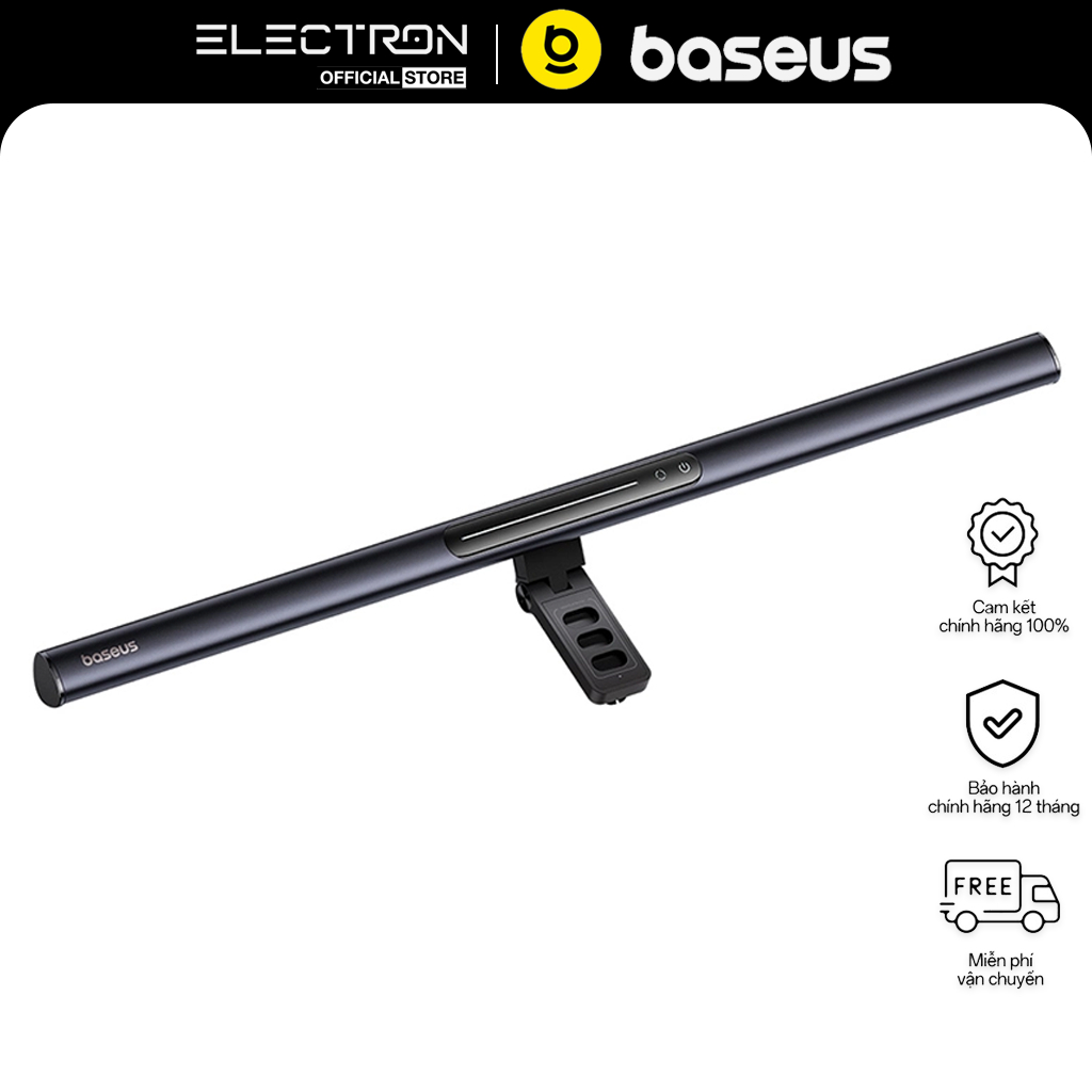 Đèn treo màn hình Baseus i-wok 3 Series Asymmetric Light Source Magnetic Screen Hanging Light (Ra > 95, i wok 3 Series)