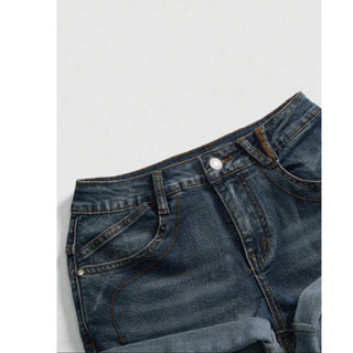 Quần Short denim cạp trễ in hình ( Hàng Oder vui lòng không hủy giúp e)