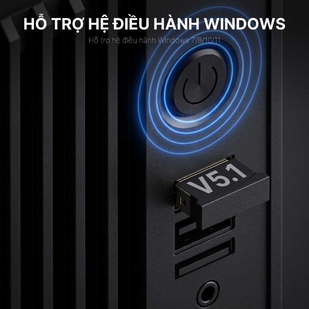USB Bluetooth 5.1 dành cho PC - Bộ chuyển đổi Bluetooth USB nhỏ gọn tiện dụng - BCD | BigBuy360 - bigbuy360.vn