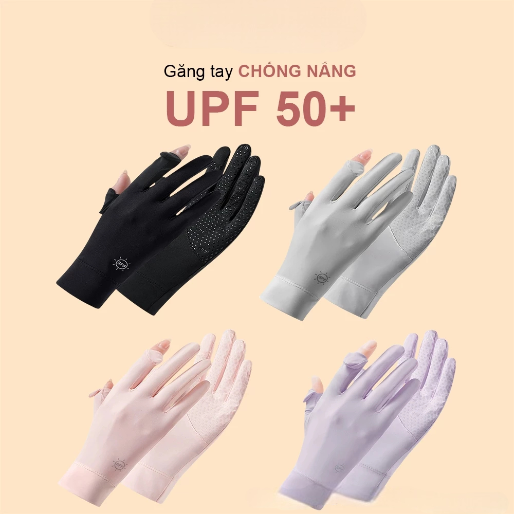 [Peinn] Găng Tay Chống Nắng UPF 50+ chống tia UV/Chống trượt/Chống Nắng Có Thể Chạm Màn Hình Cảm Ứng GTA01