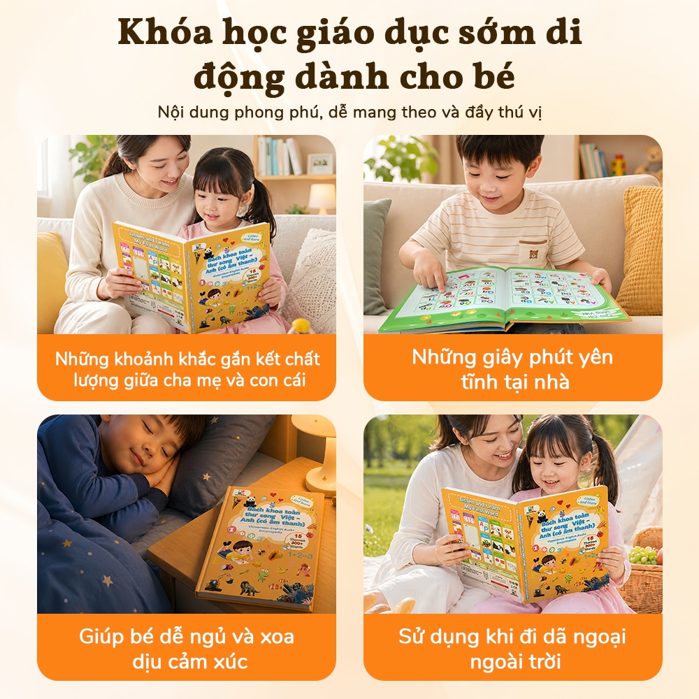 Anh đồ chơi học tập tương tác cho bé trai và bé gái 1+ tuổi đồ chơi giáo dục song ngữ Việt Anh phát âm chuẩn có âm thanh