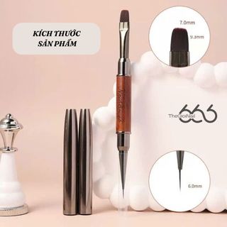 Cọ Vẽ Nail 2 Đầu Cao Cấp (Nail Art Brush Dual End) – Cọ Vẽ Gel, Kẻ Line, Tạo Form Chuẩn Salon THEGIOINAIL666
