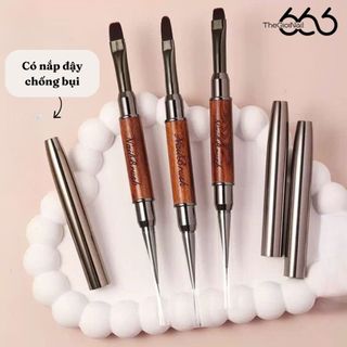 Cọ Vẽ Nail 2 Đầu Cao Cấp (Nail Art Brush Dual End) – Cọ Vẽ Gel, Kẻ Line, Tạo Form Chuẩn Salon THEGIOINAIL666
