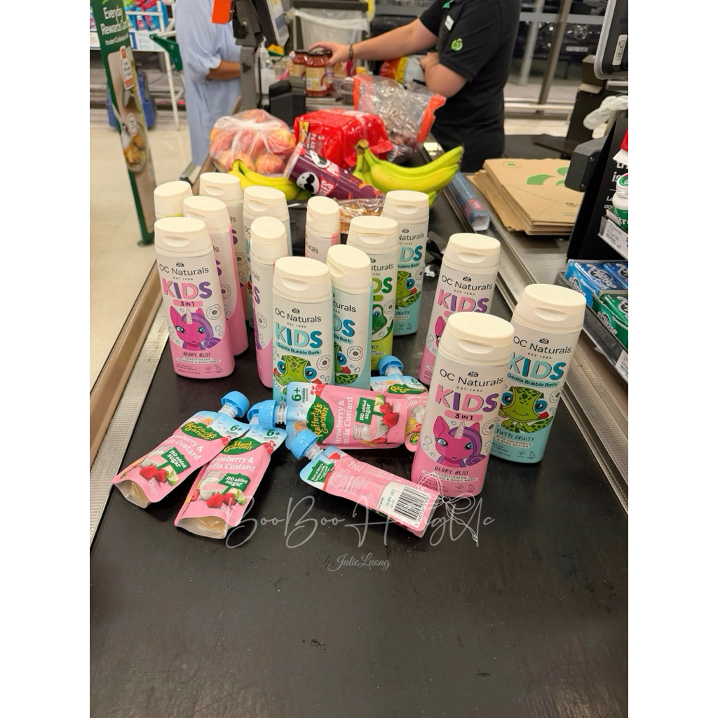 Sữa tắm và gội tự nhiên cho bé 3IN1 OC Naturals Úc 400ml ( Air order 3-5 ngày )