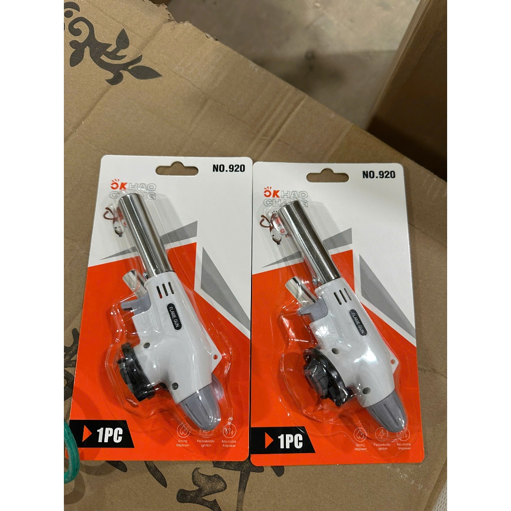 Đầu khò gas mini Okchang tự động đánh lửa- Súng khò gas cầm tay chịu nhiệt khò than khò thịt giá rẻ