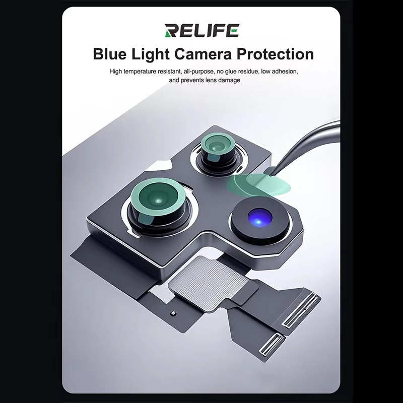 Miếng dán bảo vệ camera điện thoại RELIFE HO2 1000 cái, che kính sửa chữa, chống bụi, hạn chế trầy xước. 7/12mm