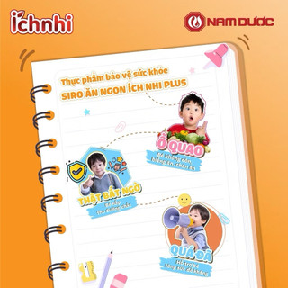 Thực phẩm bảo vệ sức khỏe Siro ăn ngon Ích Nhi Plus, lọ 100 ml, hỗ trợ trẻ ăn ngon-hỗ trợ nâng cao sức đề kháng