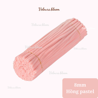 [8mm 100 sợi] Kẽm Nhung 7 - 8mm Loại 1 - Sợi Lông Dày, Mịn, Màu Sắc Đa Dạng Làm Đồ Handmade