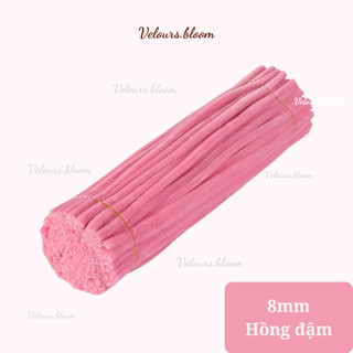 [8mm 100 sợi] Kẽm Nhung 7 - 8mm Loại 1 - Sợi Lông Dày, Mịn, Màu Sắc Đa Dạng Làm Đồ Handmade