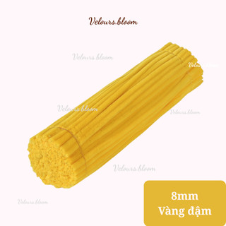 [8mm 100 sợi] Kẽm Nhung 7 - 8mm Loại 1 - Sợi Lông Dày, Mịn, Màu Sắc Đa Dạng Làm Đồ Handmade