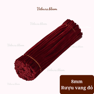 [8mm 100 sợi] Kẽm Nhung 7 - 8mm Loại 1 - Sợi Lông Dày, Mịn, Màu Sắc Đa Dạng Làm Đồ Handmade