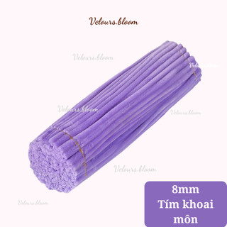 [8mm 100 sợi] Kẽm Nhung 7 - 8mm Loại 1 - Sợi Lông Dày, Mịn, Màu Sắc Đa Dạng Làm Đồ Handmade