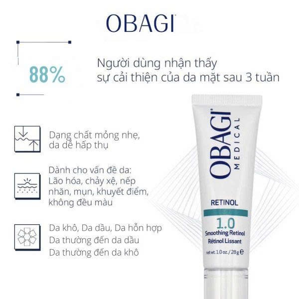 Kem Dưỡng Chống Lão Hoá Obagi Clinical Retinol 0.5 và 1.0 - Phương An House
