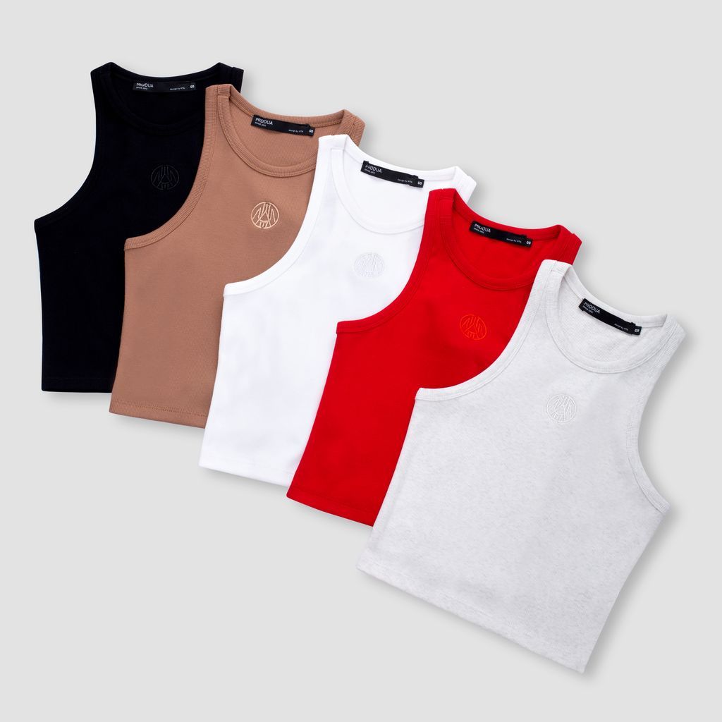 MIDDUA - TANK2401 Tank crop thêu