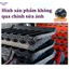 Combo Mái ngói nhựa âm dương Đen + Đỏ, full phụ kiện