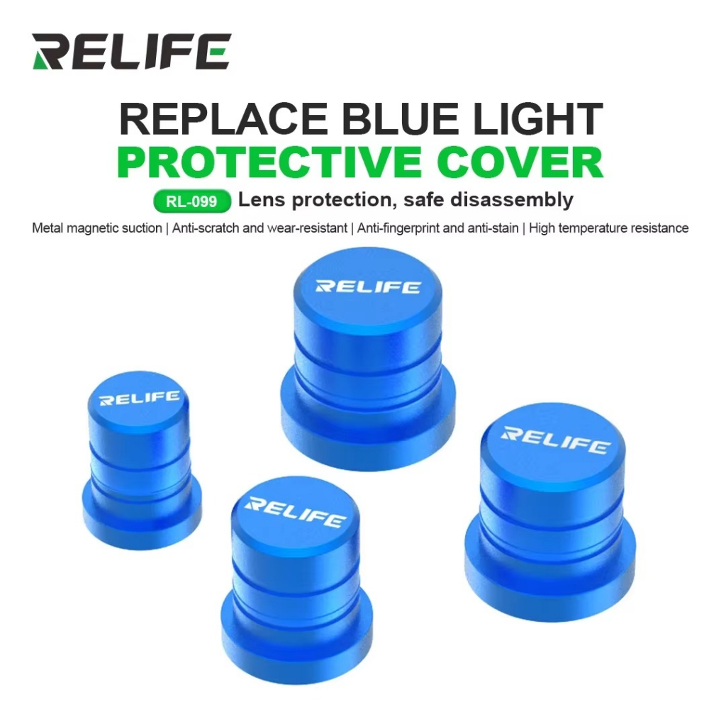 Bộ nắp đậy camera điện thoại RELIFE RL-099 bảo vệ chống bụi, xước, va chạm. Bộ 4 nắp từ tính 9/11/12/13mm