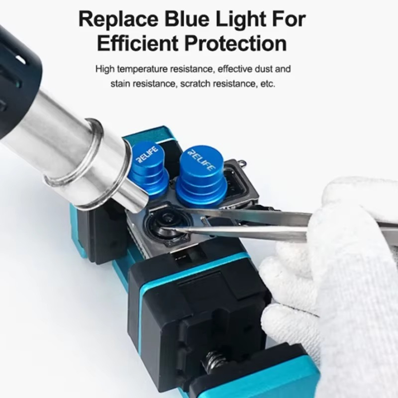 Bộ nắp đậy camera điện thoại RELIFE RL-099 bảo vệ chống bụi, xước, va chạm. Bộ 4 nắp từ tính 9/11/12/13mm