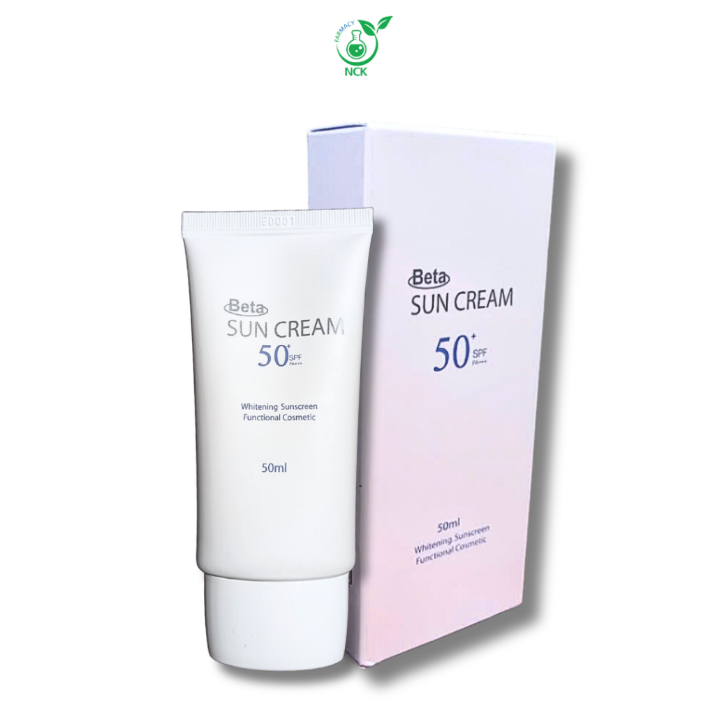 [NCK Farmacy]Kem Chống Nắng BETA SUN CREAM Bảo Vệ Da Trước Tia UV Ngăn Sạm Da, Dưỡng Da Hàng Ngày