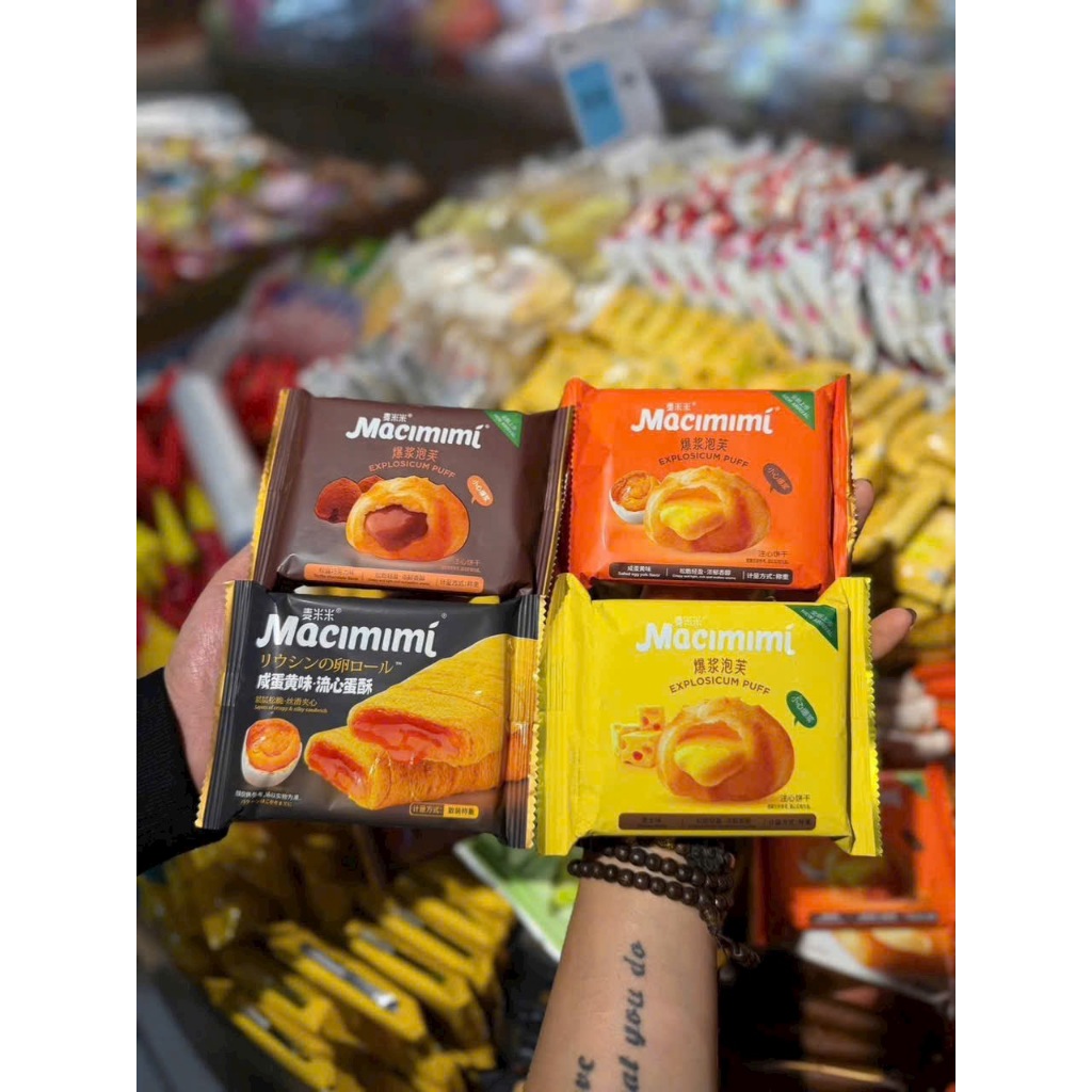 1kg bánh MACIMIMI su kem mix 4 vị siêu ngon hot hit