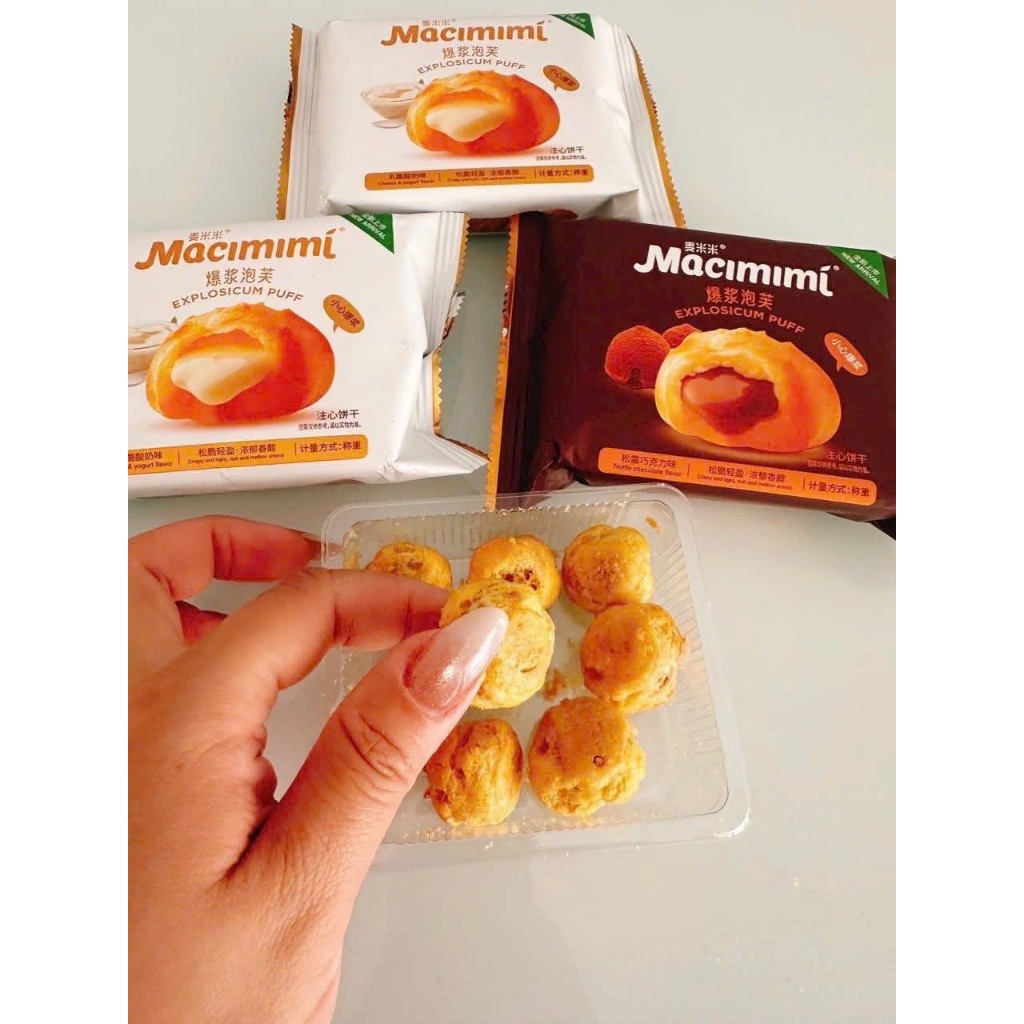 1kg bánh MACIMIMI su kem mix 4 vị siêu ngon hot hit