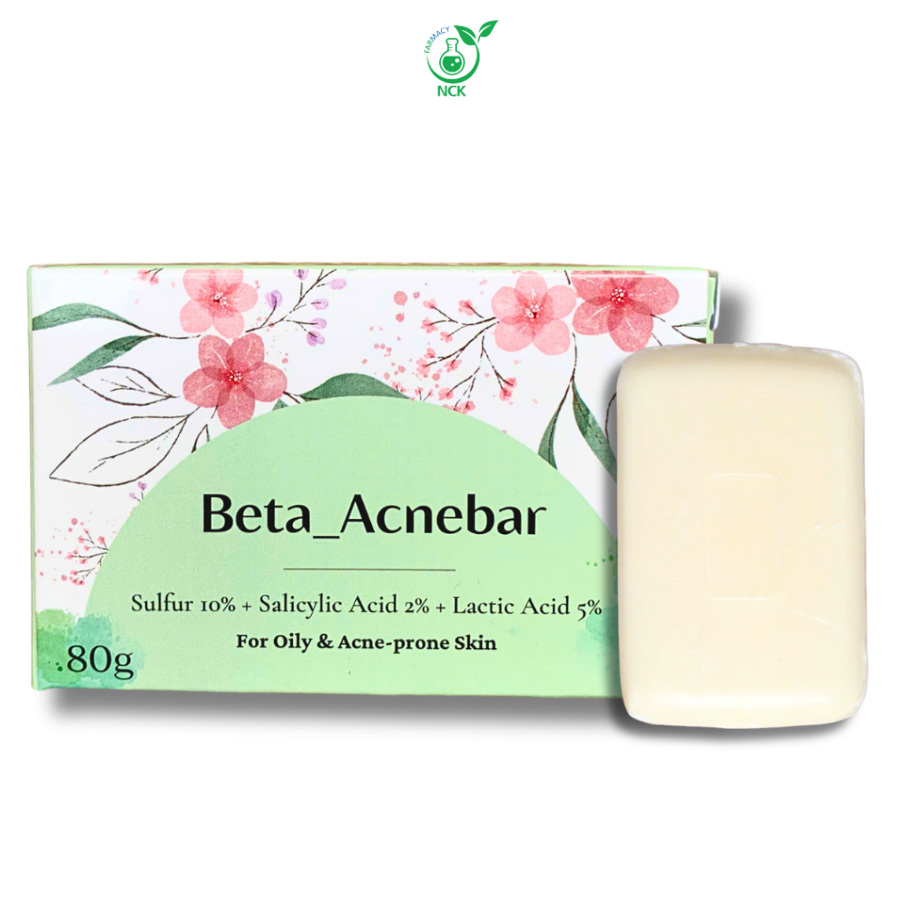 [NCK Farmacy] Xà Phòng Tắm BETA ACNEBAR Giảm Mụn Lưng Làm Sạch Da, Hỗ Trợ, Giảm Viêm Lỗ Chân Lông
