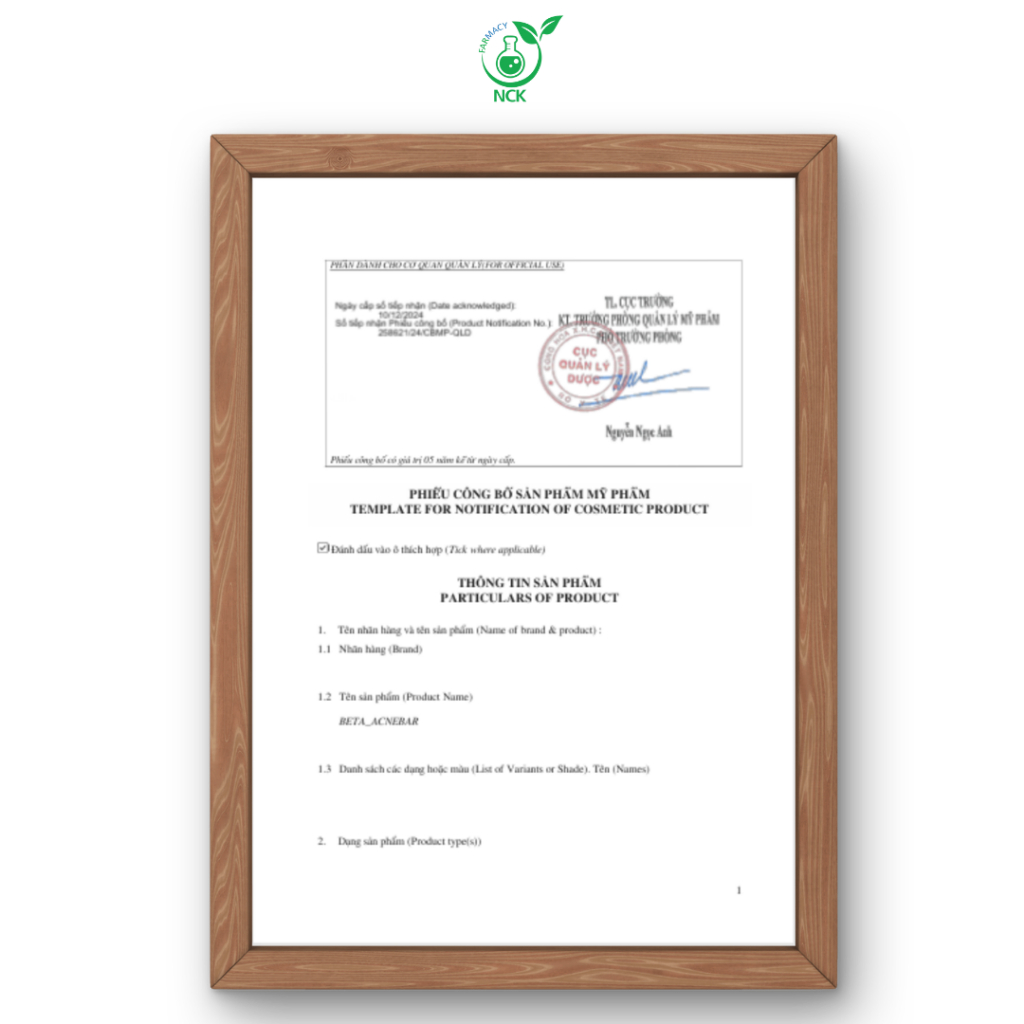 [NCK Farmacy] Xà Phòng Tắm BETA ACNEBAR Giảm Mụn Lưng Làm Sạch Da, Hỗ Trợ, Giảm Viêm Lỗ Chân Lông