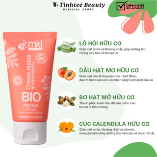 Kem dưỡng tay MKL hữu cơ hương quả mơ tây MKL Certified organic hand cream Apricot 50ml