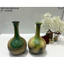 Bình hoa gốm vẽ tay dáng cổ cao – decor tối giản sang trọng/ Gốm Nhật 2hand