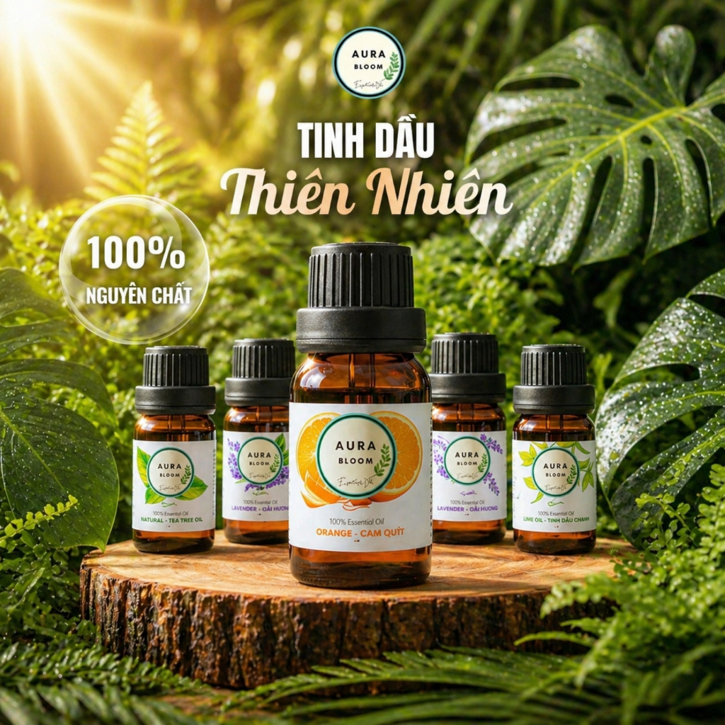 Tinh Dầu Xông Phòng Aura Bloom 10ml - Hình ảnh thực tế
