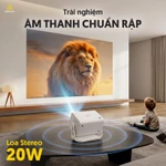 [MỚI 2026] Máy Chiếu Beecube X2 Max Gen 6 Android TV 14 Mới Nhất, Netflix Full HD, Độ Sáng 650 ANSI, Bluedot LED Mới — ảnh 7
